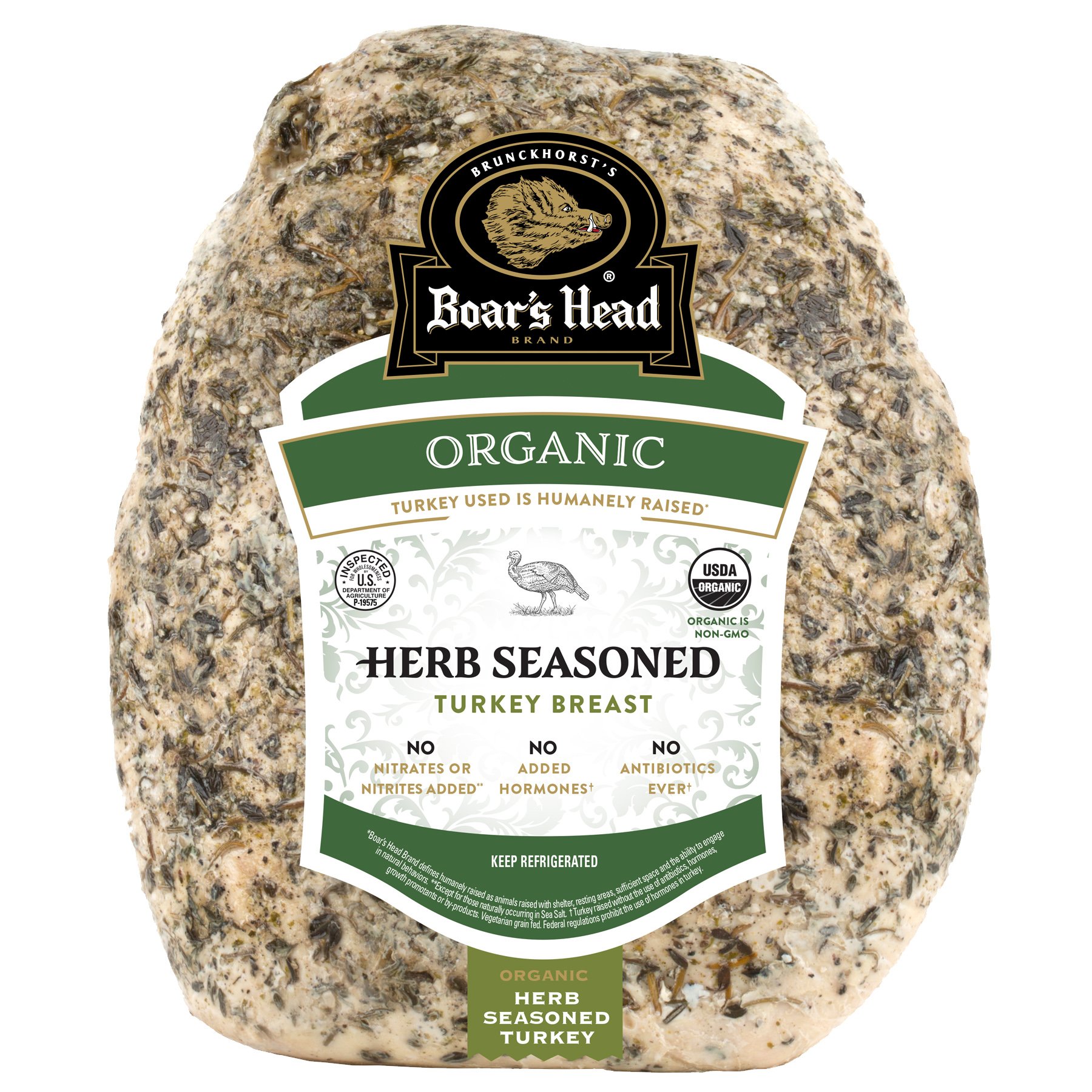 Boar's Head Organic HerbSeasoned Turkey Breast, Custom Sliced Shop
