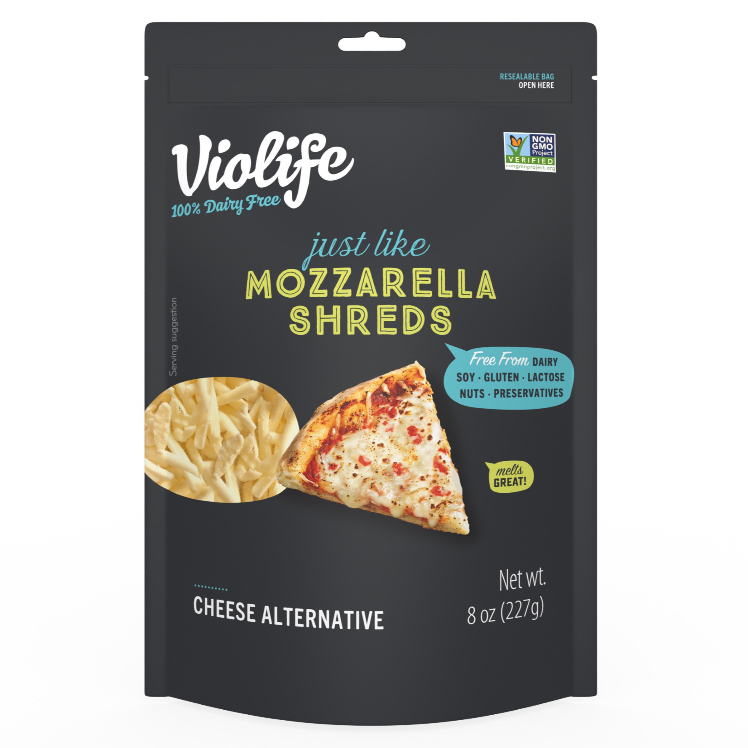 Violife Just Like Mozzarella Shreds DairyFree Cheese Alternative