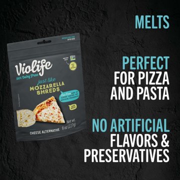 Violife Just Like Mozzarella Shreds Dairy Free Cheese Alternative