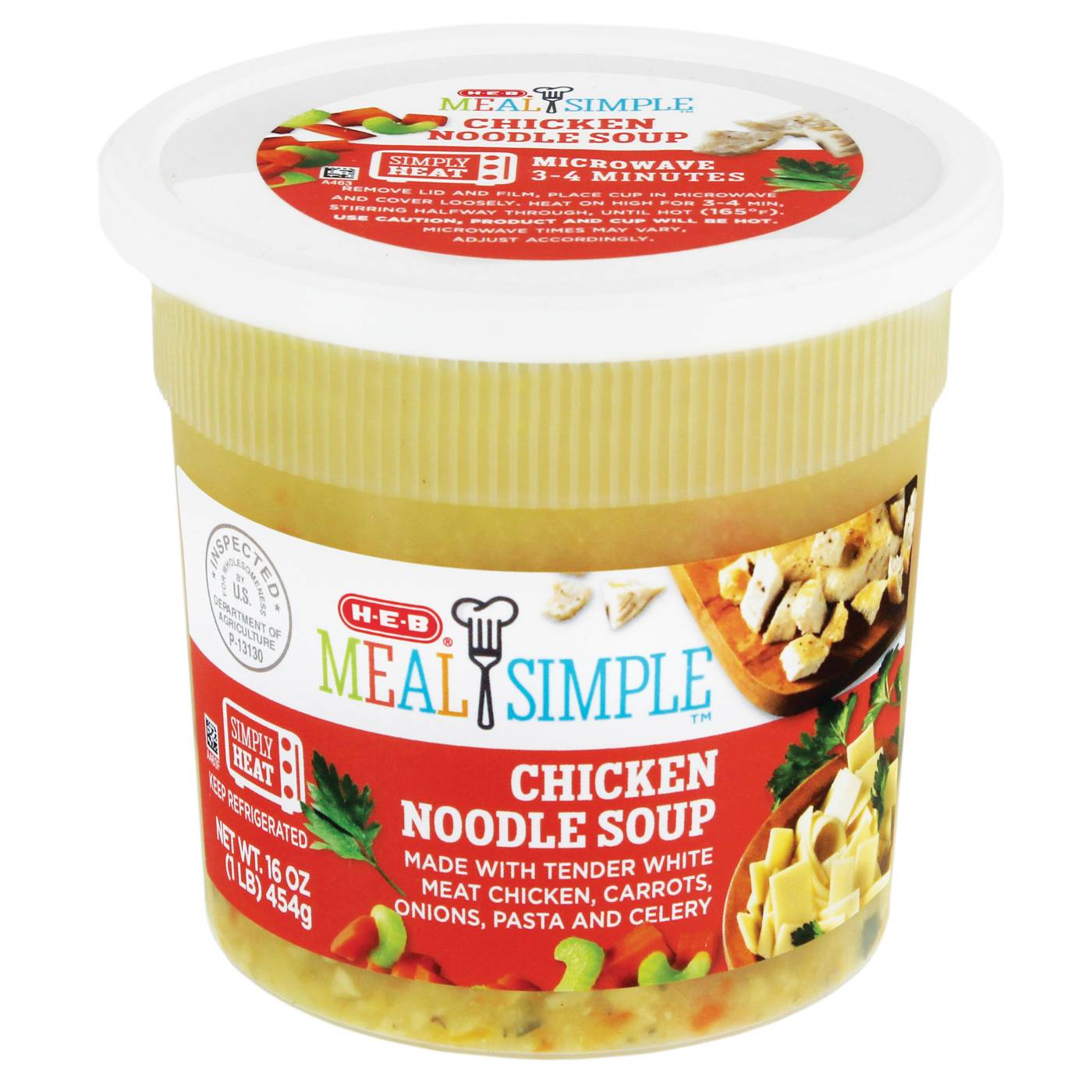 Meal Simple by H-E-B Chicken Noodle Soup; image 2 of 3