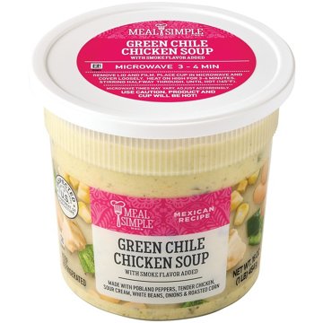 Meal Simple by H-E-B Green Chile Chicken Soup, 16 oz