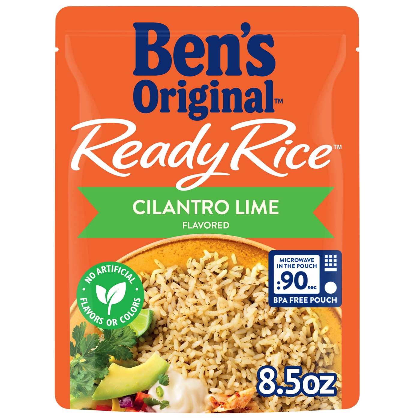Ben's Original Ready Rice Cilantro Lime Flavored Rice; image 1 of 2