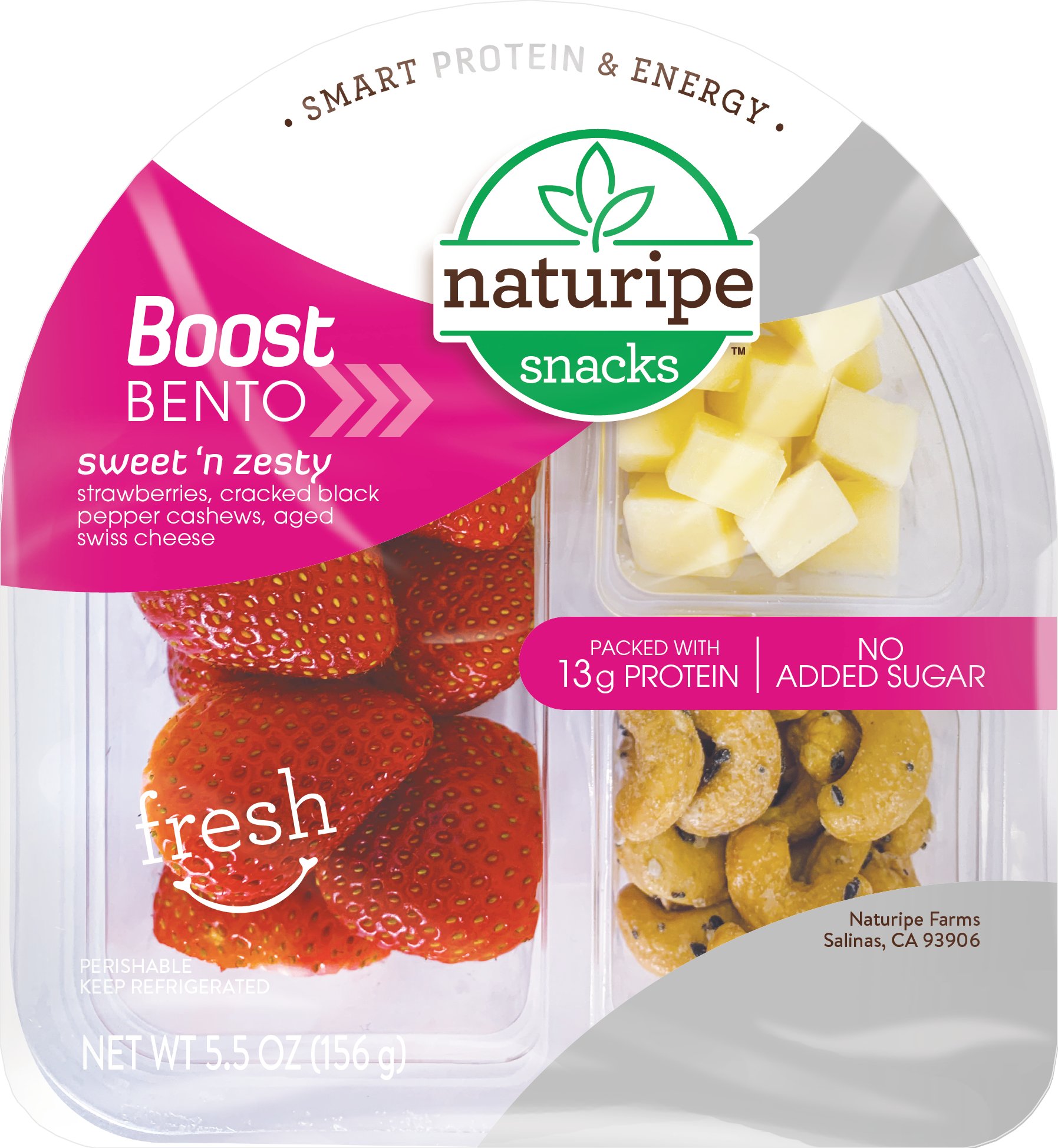 Naturipe Snacks Boost Bento Sweet 'n Zesty Snack Tray Shop Snack