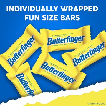 Butterfinger Chocolate Fun Size Candy Bars, 10.2 oz