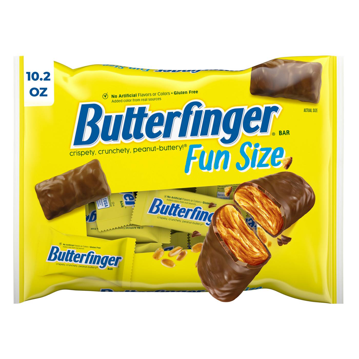 Butterfinger Chocolate Fun Size Candy Bars; image 1 of 11