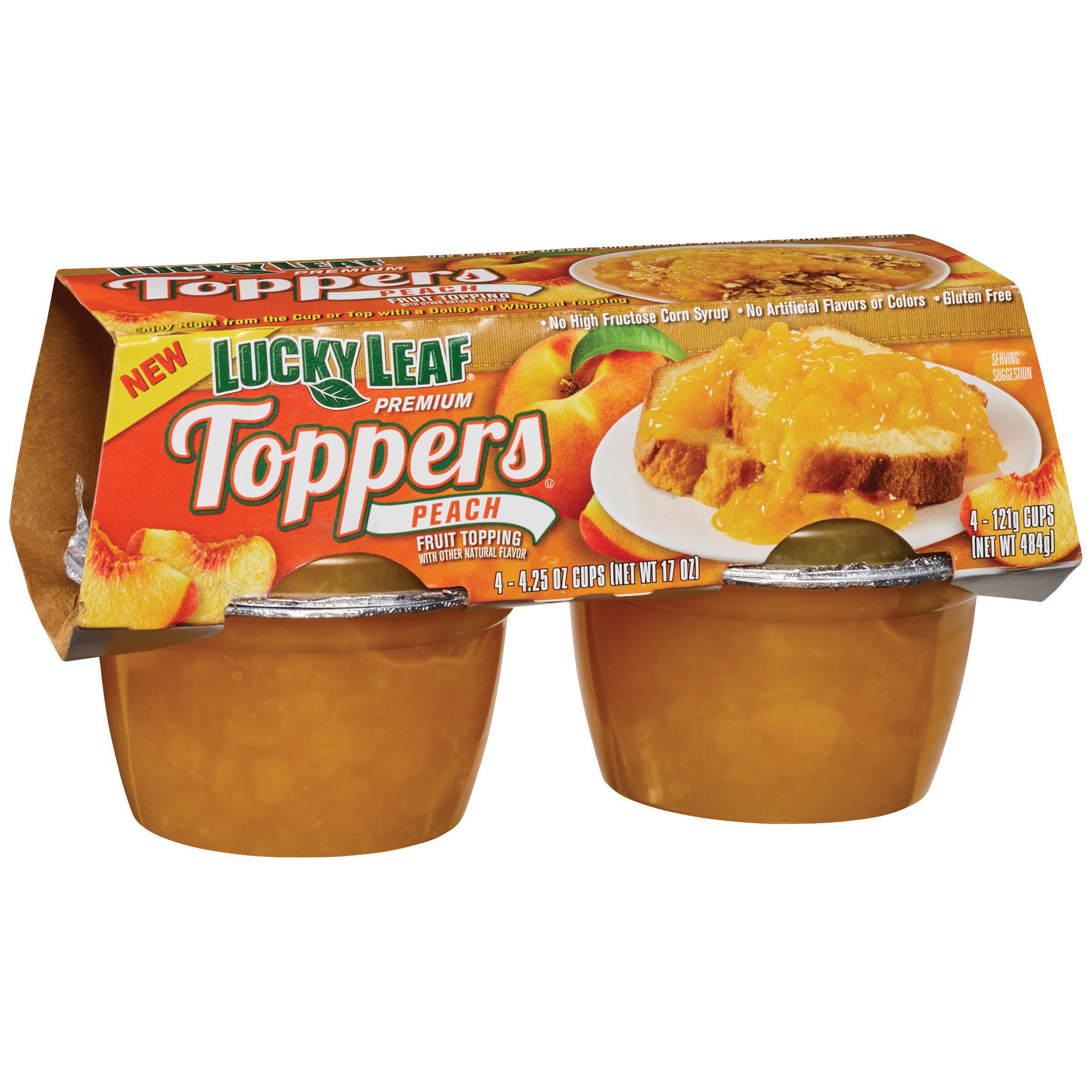Lucky Leaf Toppers Peach Fruit Topping Shop Pie filling at HEB