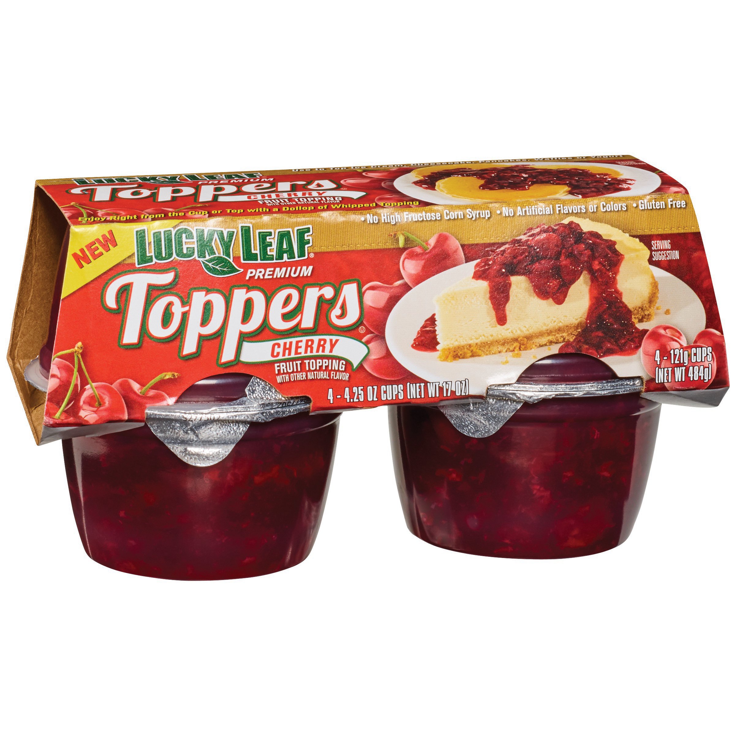 Lucky Leaf Toppers Cherry Fruit Topping Shop Pie Filling At H E B