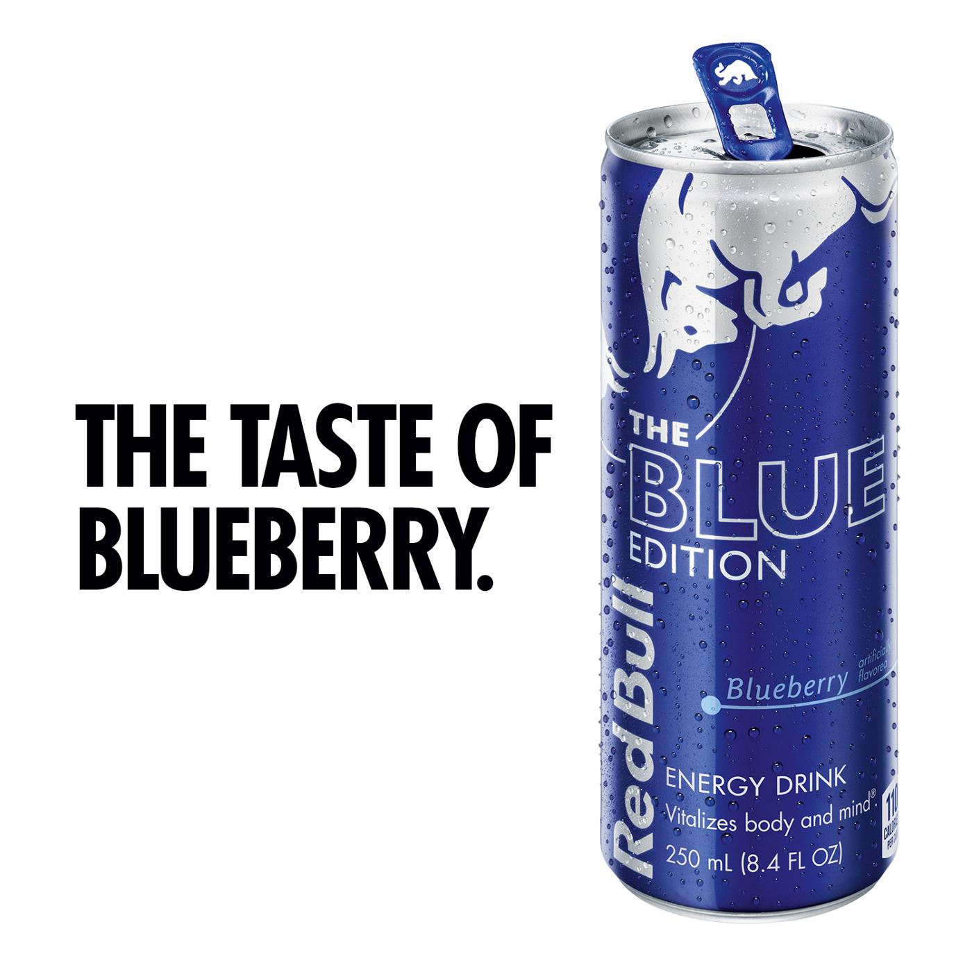 Red Bull The Blue Edition Blueberry Energy Drink 12 oz Cans; image 2 of 5