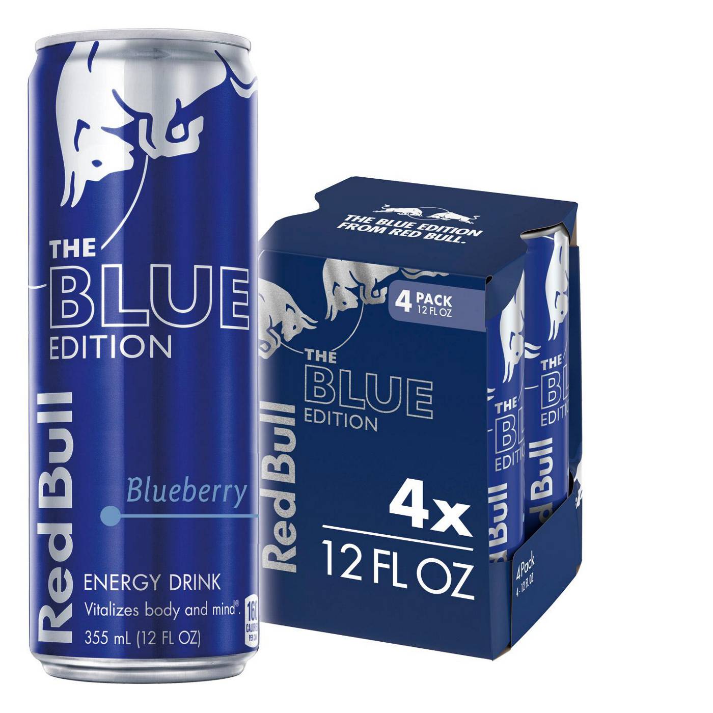 Red Bull The Blue Edition Blueberry Energy Drink 12 oz Cans; image 4 of 5