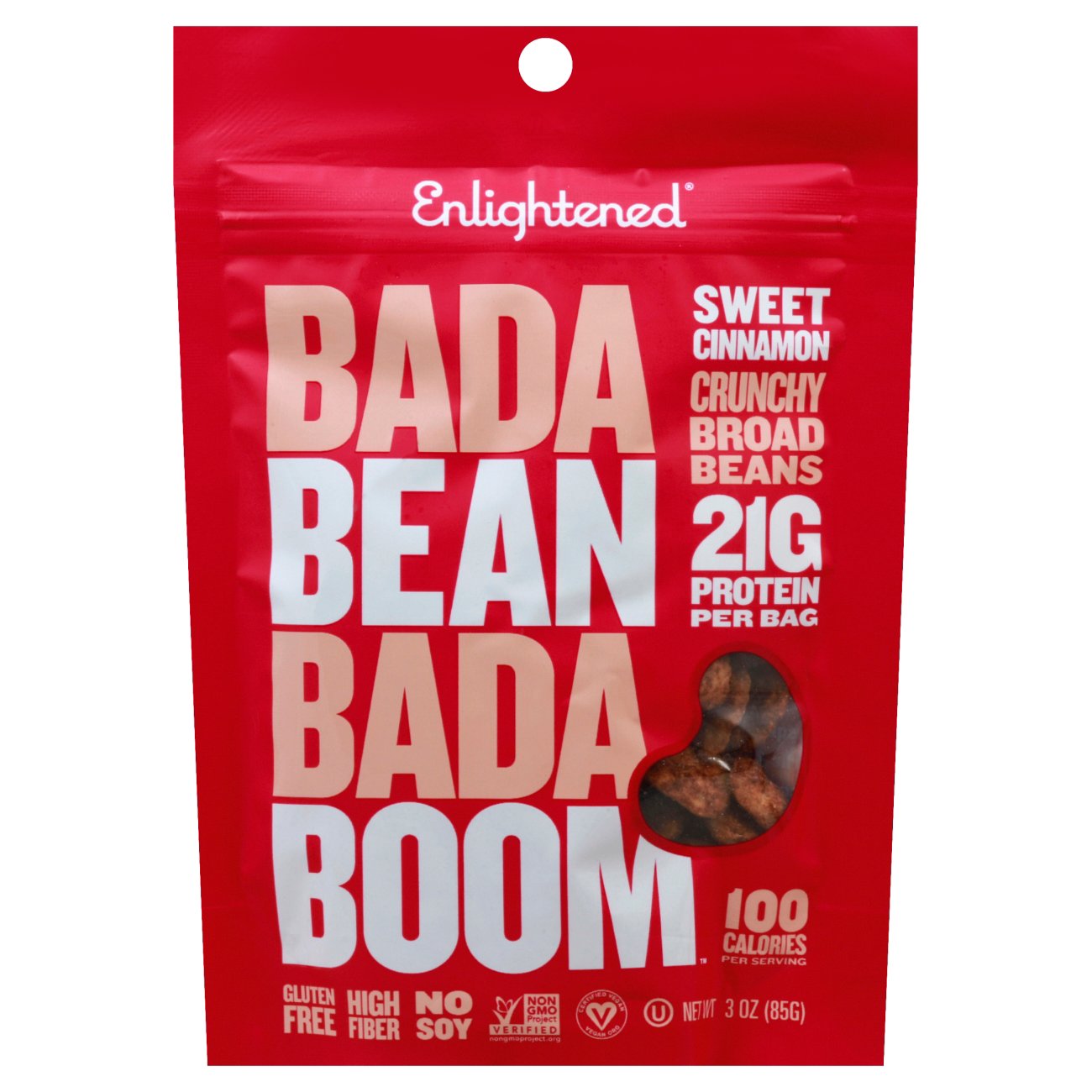 Enlightened Bada Bean Bada Boom Sweet Cinnamon Crunchy Broad Beans