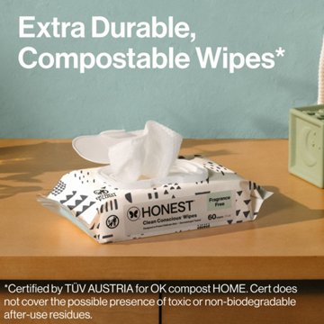The Honest Company Clean Conscious Sensitive & Fragrance Free Baby Wipes 4 Pk