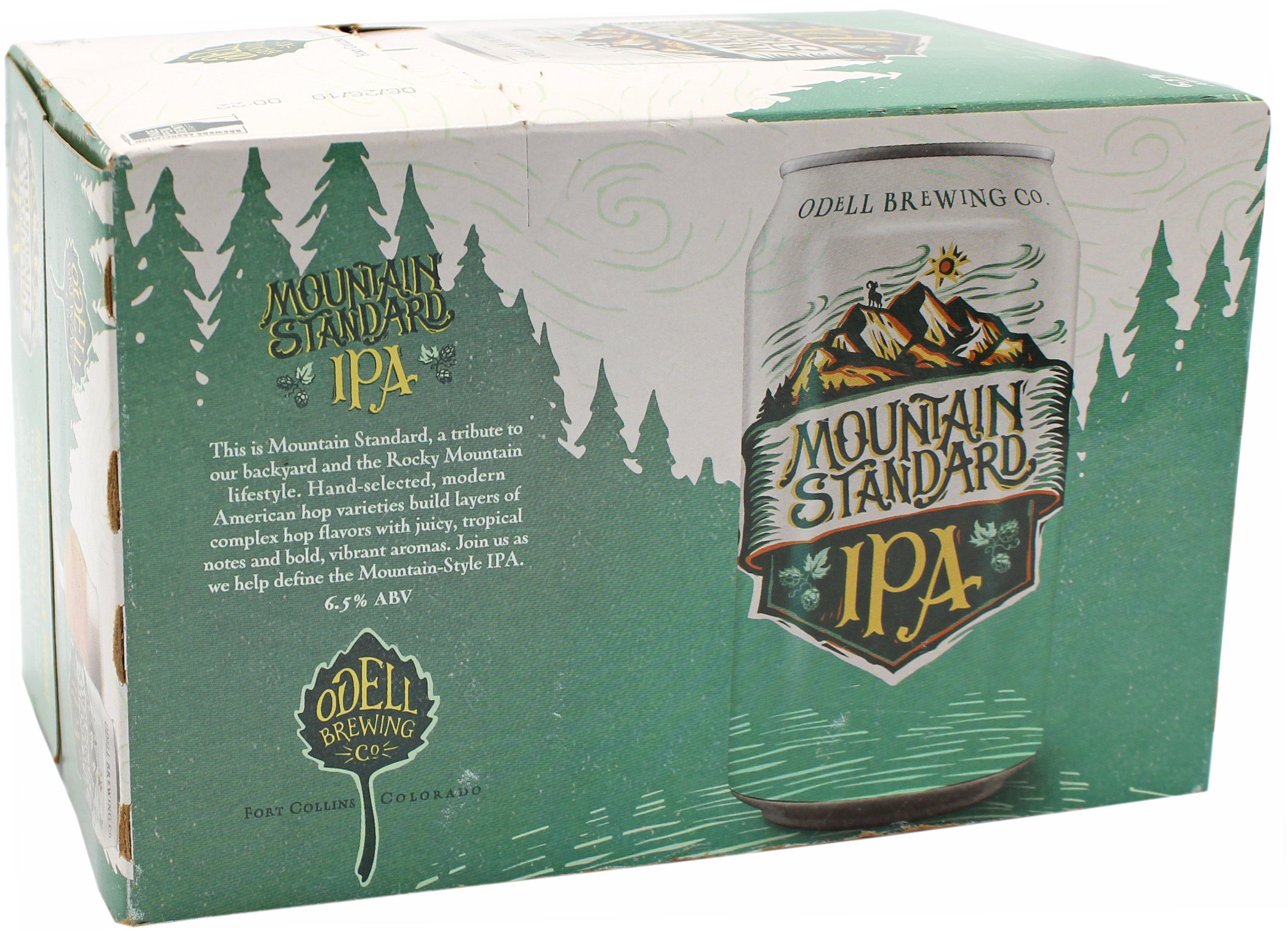 Odell Mountain Standard IPA Craft Beer 6 pk Cans, 12 oz