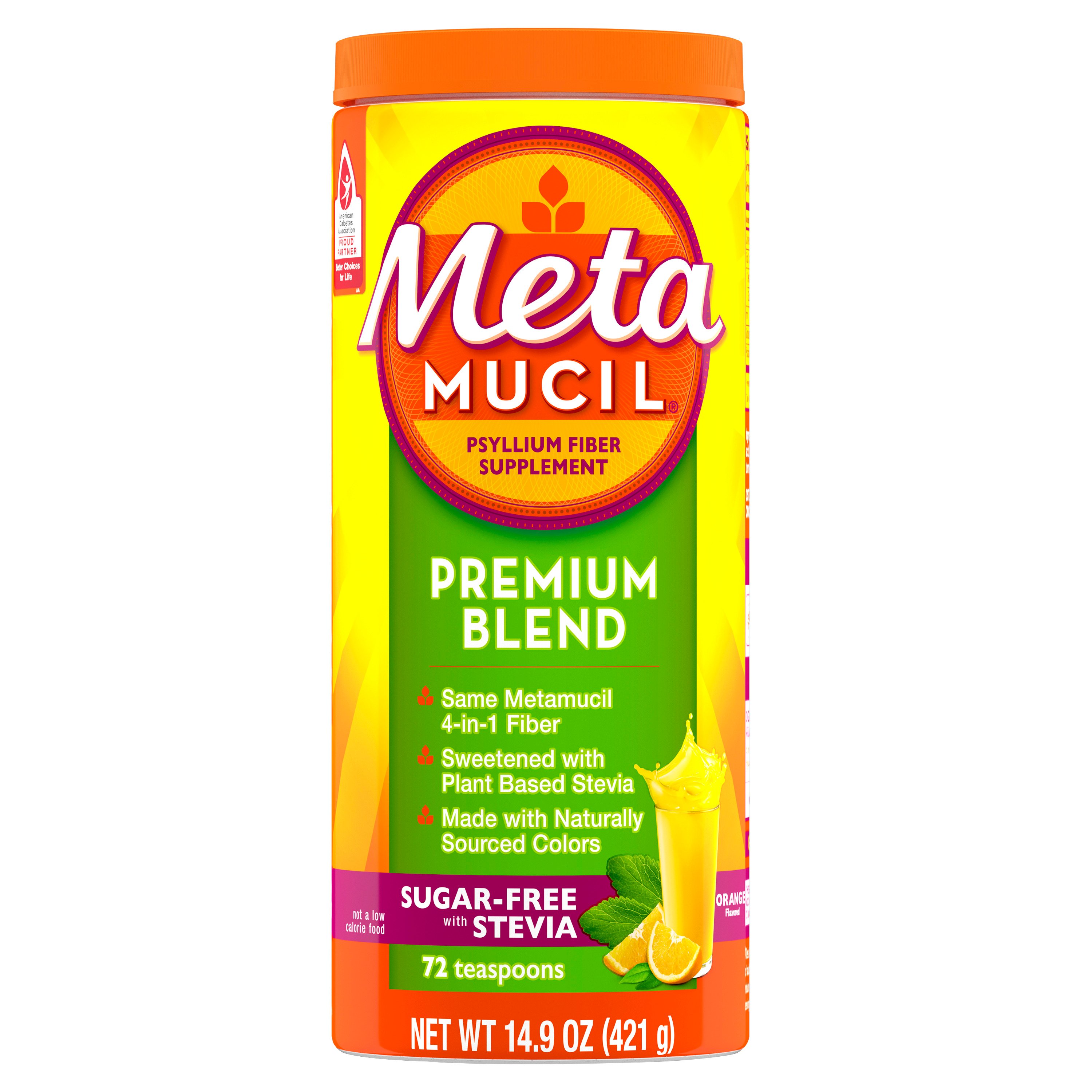 Metamucil Orange Sugar Free Powder With Stevia Shop Digestion