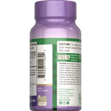 Nature's Truth Sambucus Black Elderberry 2,000 mg Capsules, 100 ct