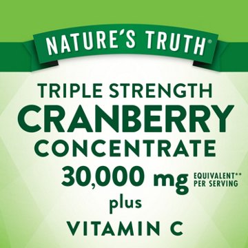 Nature's Truth Triple Strength Cranberry Concentrate Capsules, 90 ct
