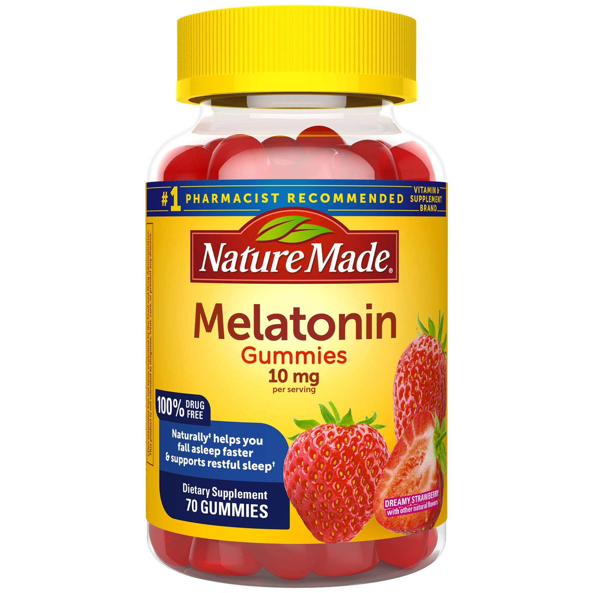 Nature Made Nature Made Melatonin 10MG Gummies Shop Diet & Fitness at