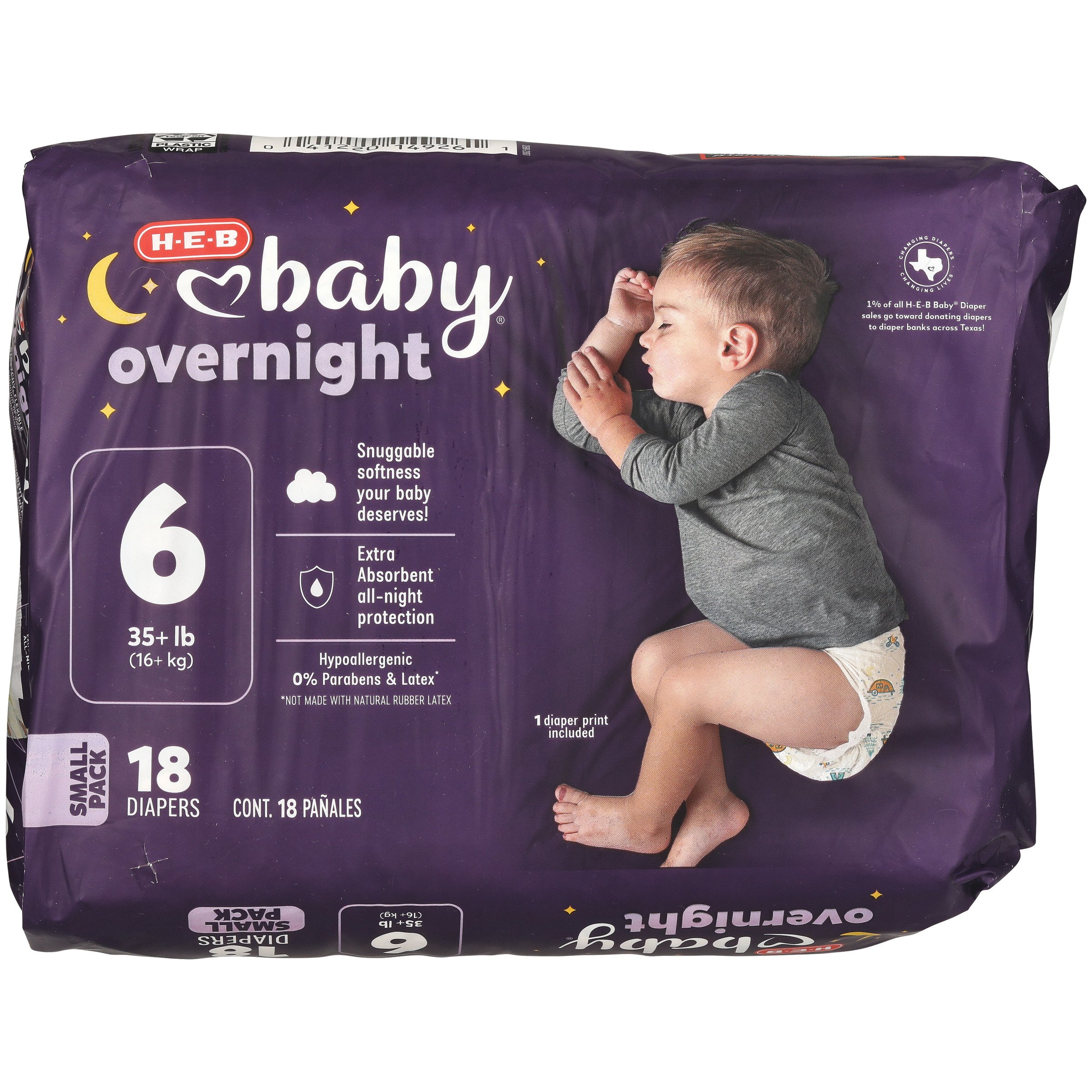 H-E-B Baby Plus Pack Diapers - Size 7 - Shop Diapers at H-E-B