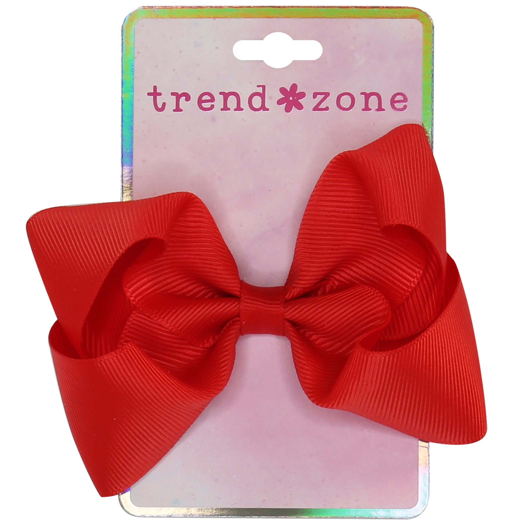 Trend Zone Red Ribbon Hair Bow Salon Clip - Shop Hair accessories at H-E-B
