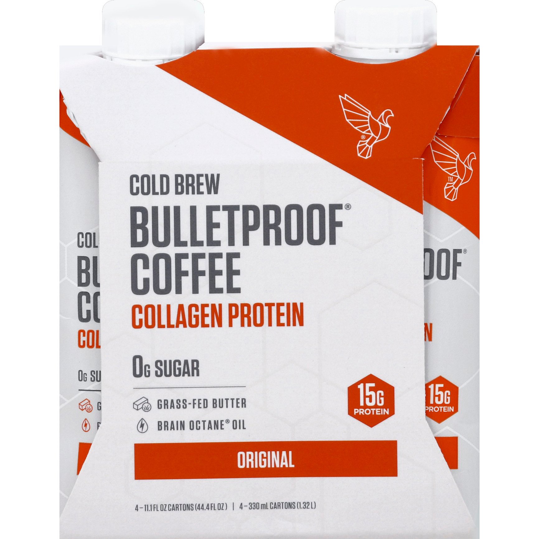 Bulletproof Orginal Cold Brew Coffee with Collagen Protein 4 pk Shop