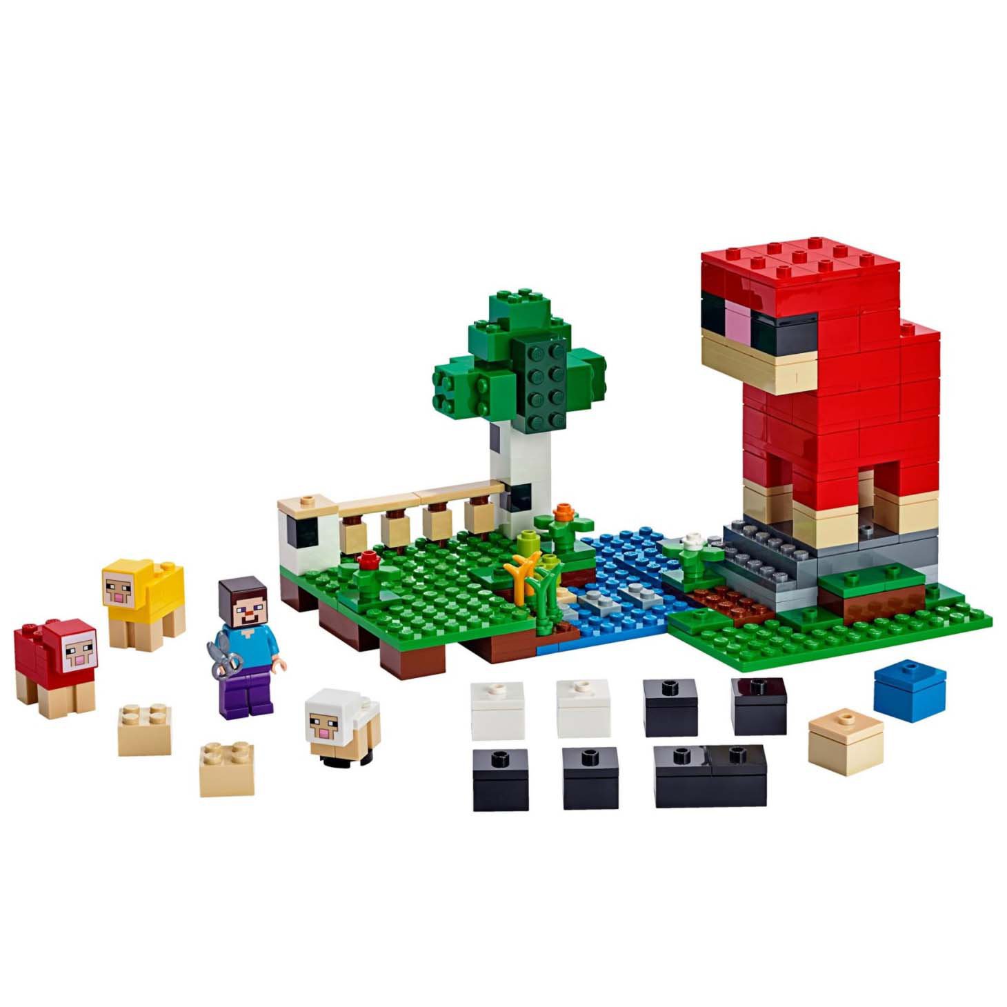 Lego Minecraft The Wool Farm Shop Lego Building Blocks At H E B