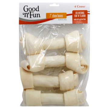 Healthy Hide Good 'n' Fun 7 in Chew Bones Dog Treats, 4 ct
