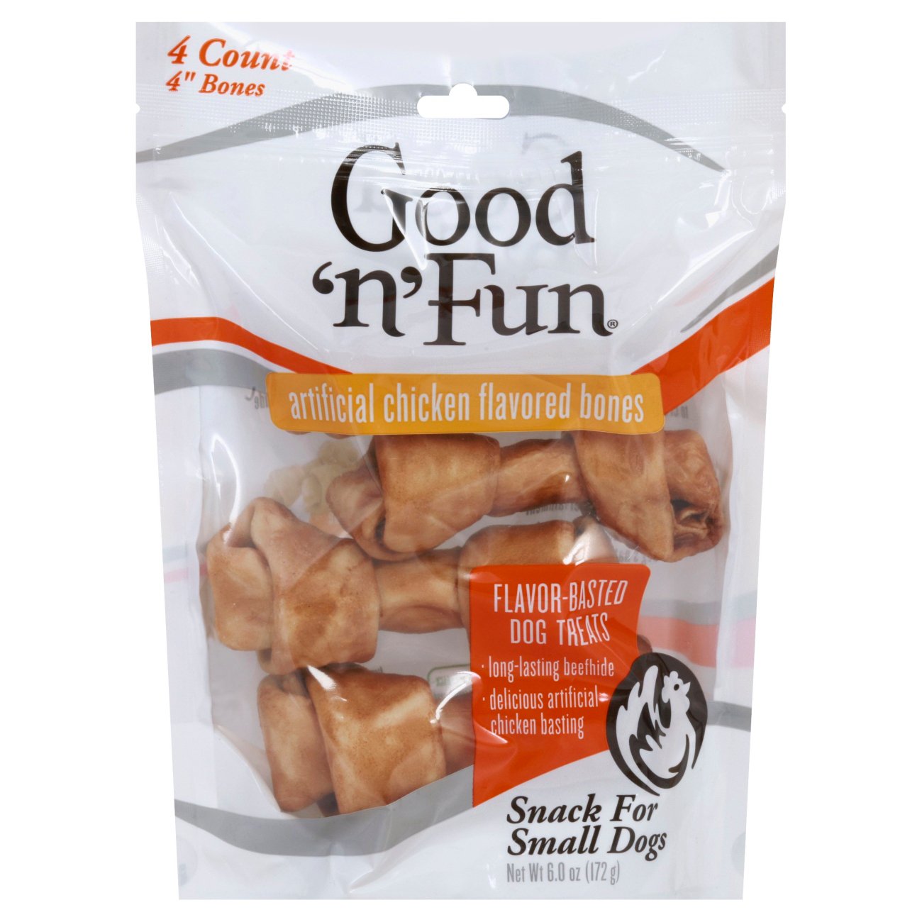Healthy Hide Good 'n' Fun 4 in Chicken Flavored Bones Dog Treats Shop
