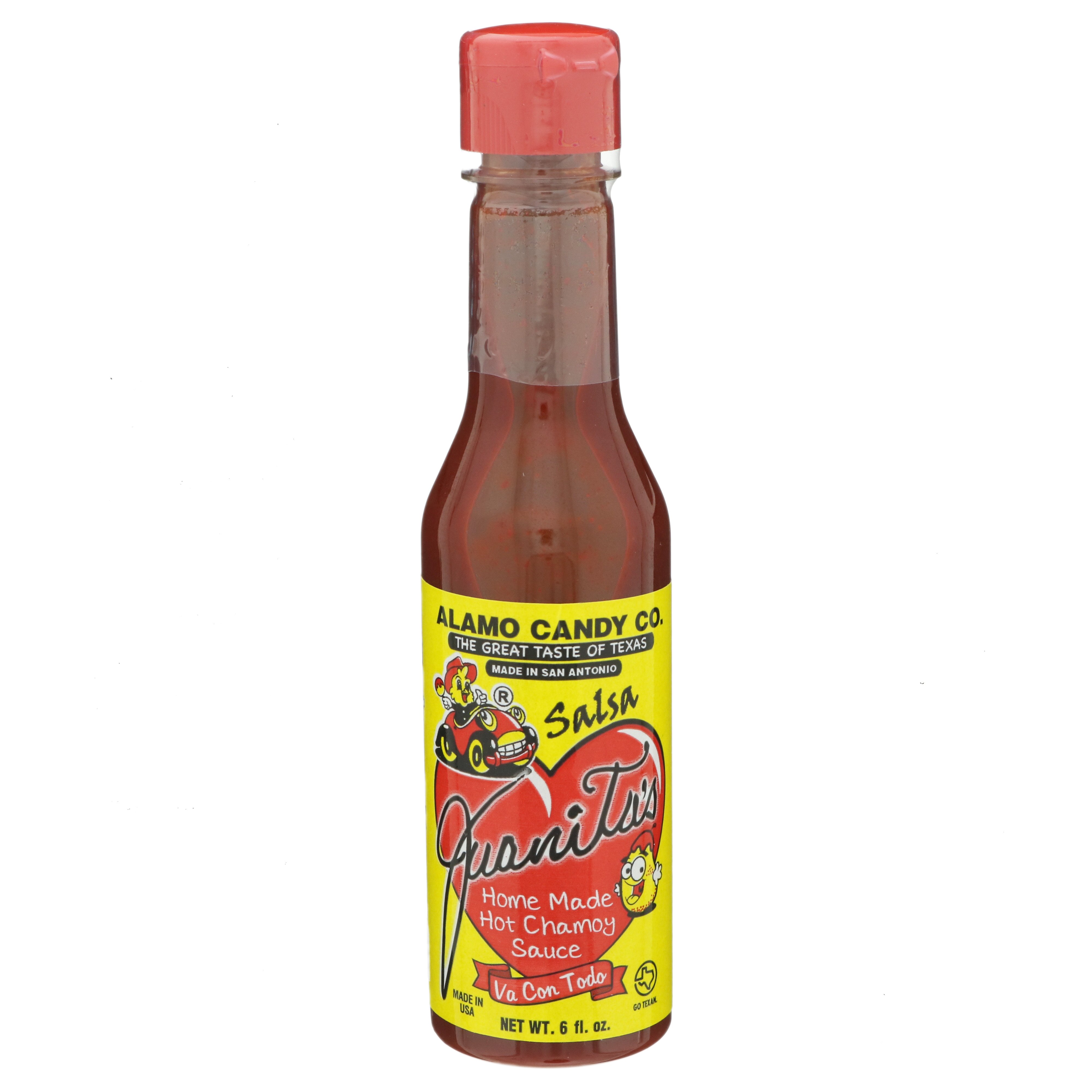 Alamo Candy Juanita's Homemade Hot Chamoy Sauce Shop Candy at HEB