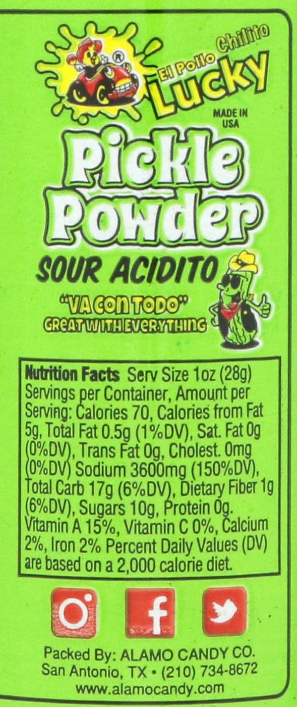 Alamo Candy El Pollo Lucky Pickle Powder; image 2 of 3