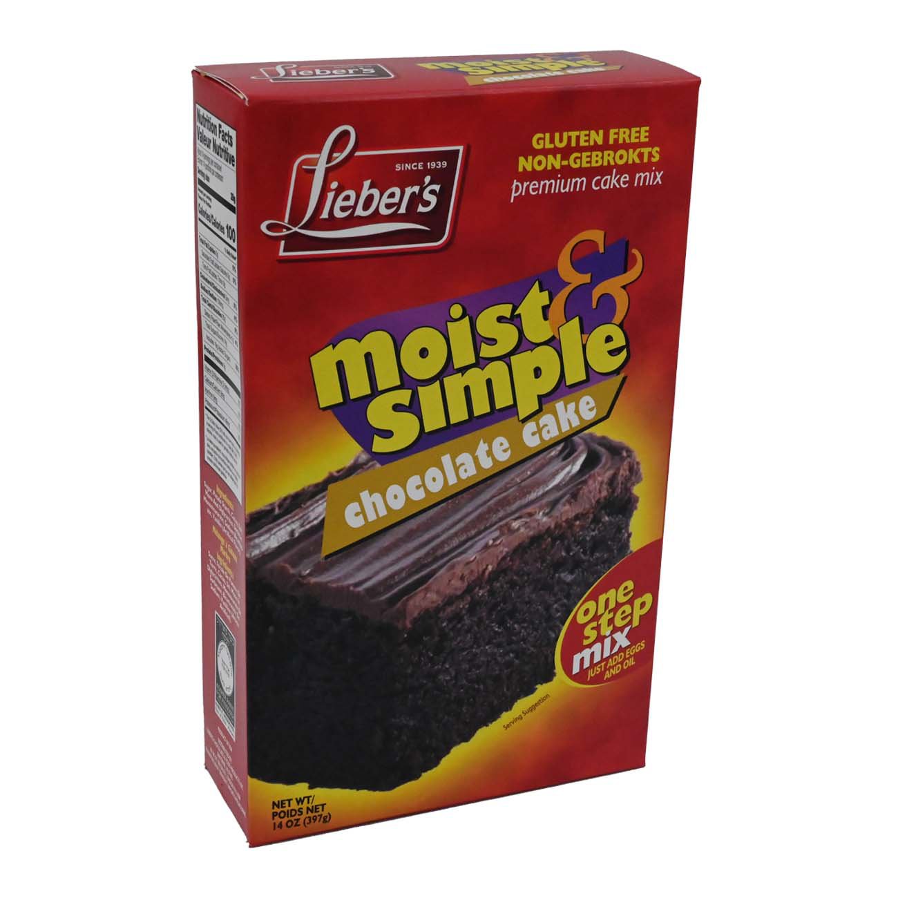 Lieber's Chocolate Cake Mix Shop Baking mixes at HEB