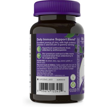 Nature's Way Sambucus Elderberry Immune Support Gummies