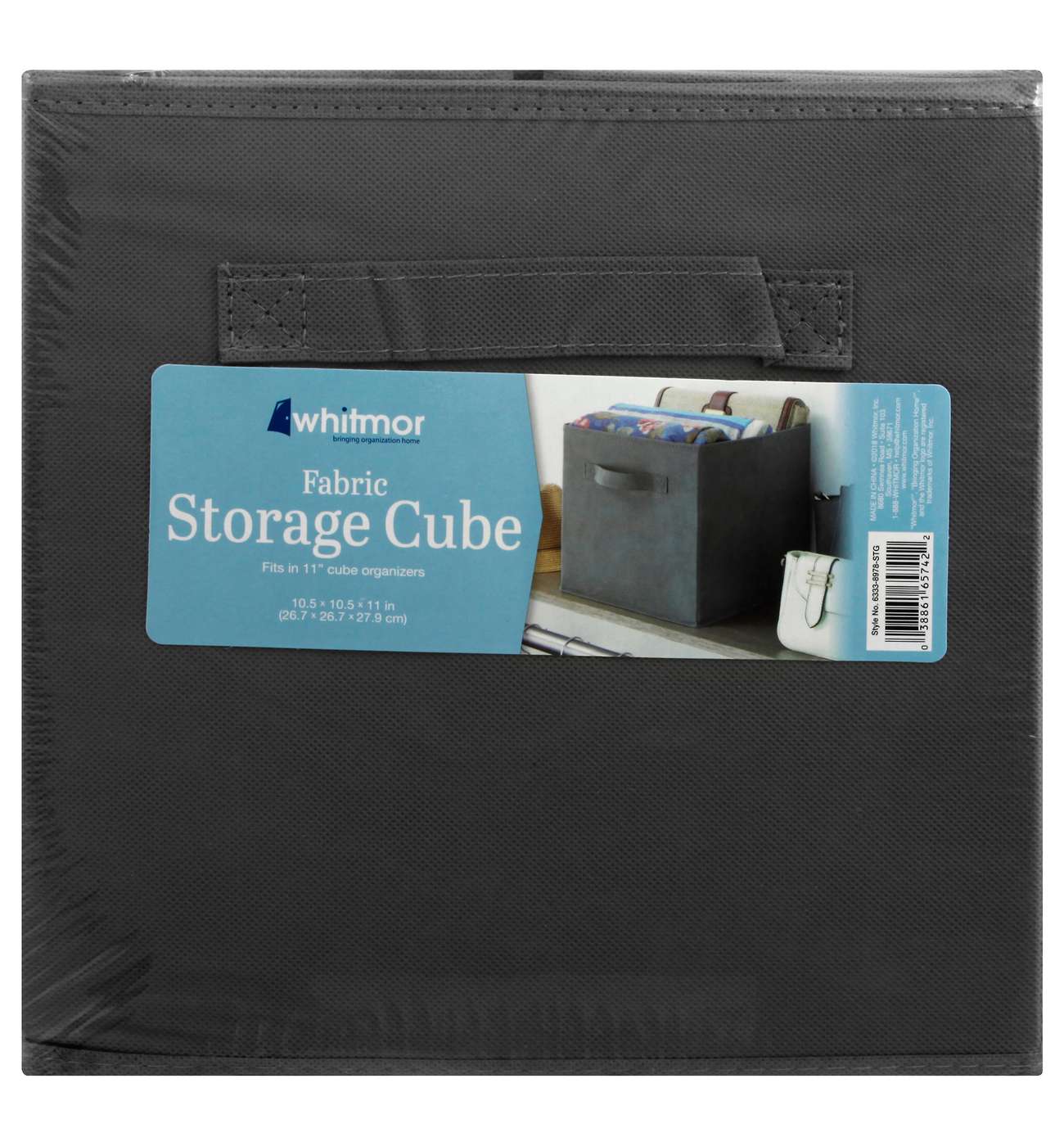 Whitmor Collapsible Fabric Storage Cube Shop Storage Bins at HEB