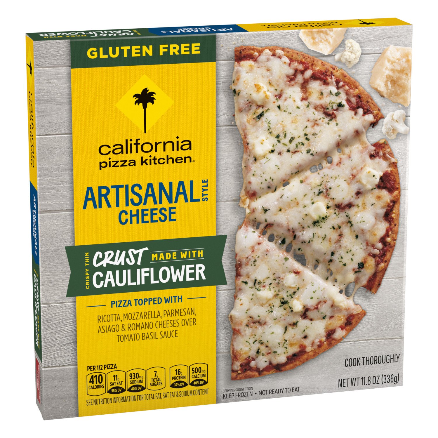 California Pizza Kitchen Artisanal Style Cheese Cauliflower Crispy Thin Crust Frozen Pizza Shop Pizza At HEB