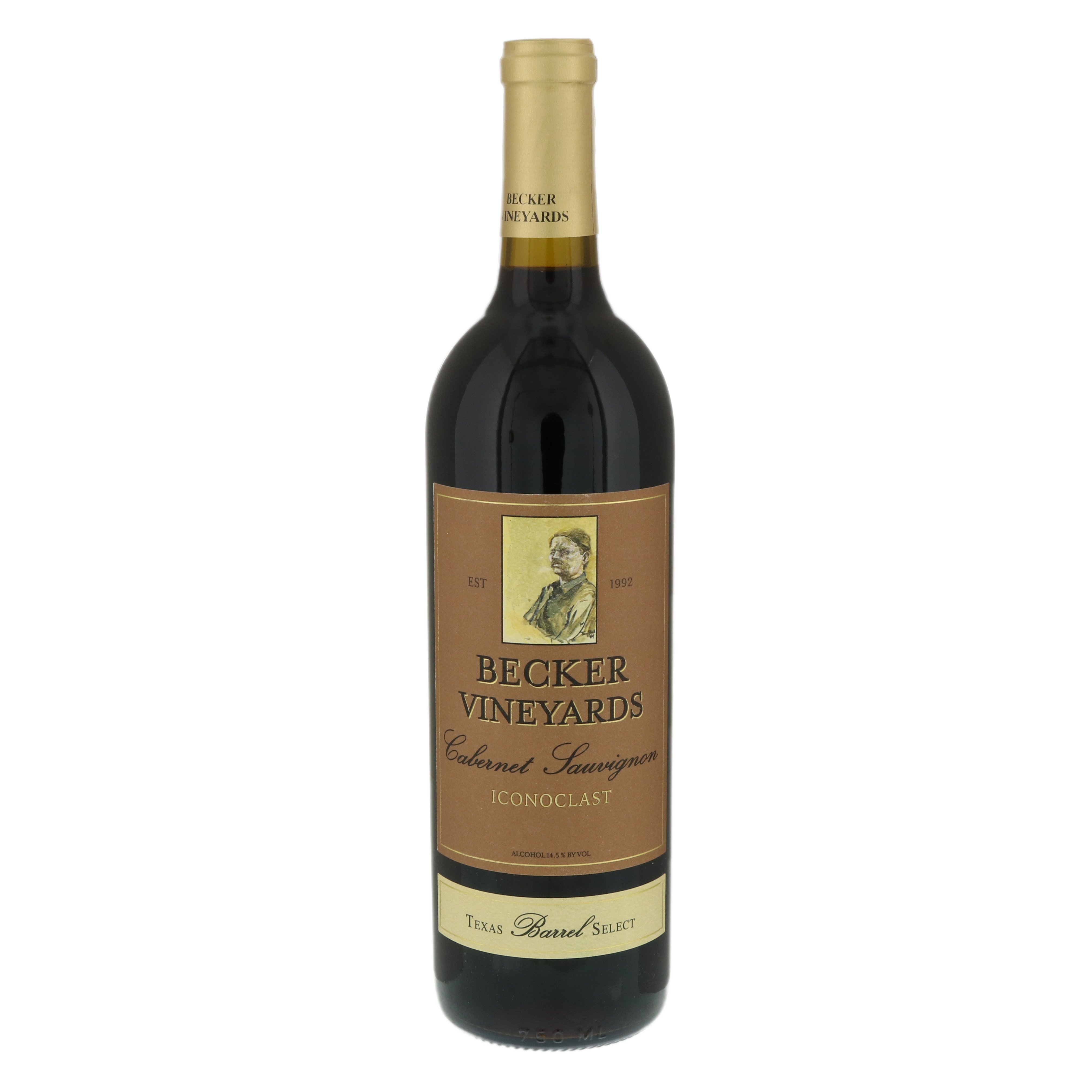 Becker Vineyards Iconoclast Texas Barrel Select Cabernet Sauvignon Shop Wine At H E B