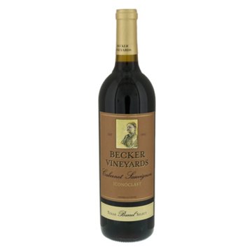 Becker Vineyards Iconoclast Cabernet Sauvignon Texas Red Wine, 750 mL