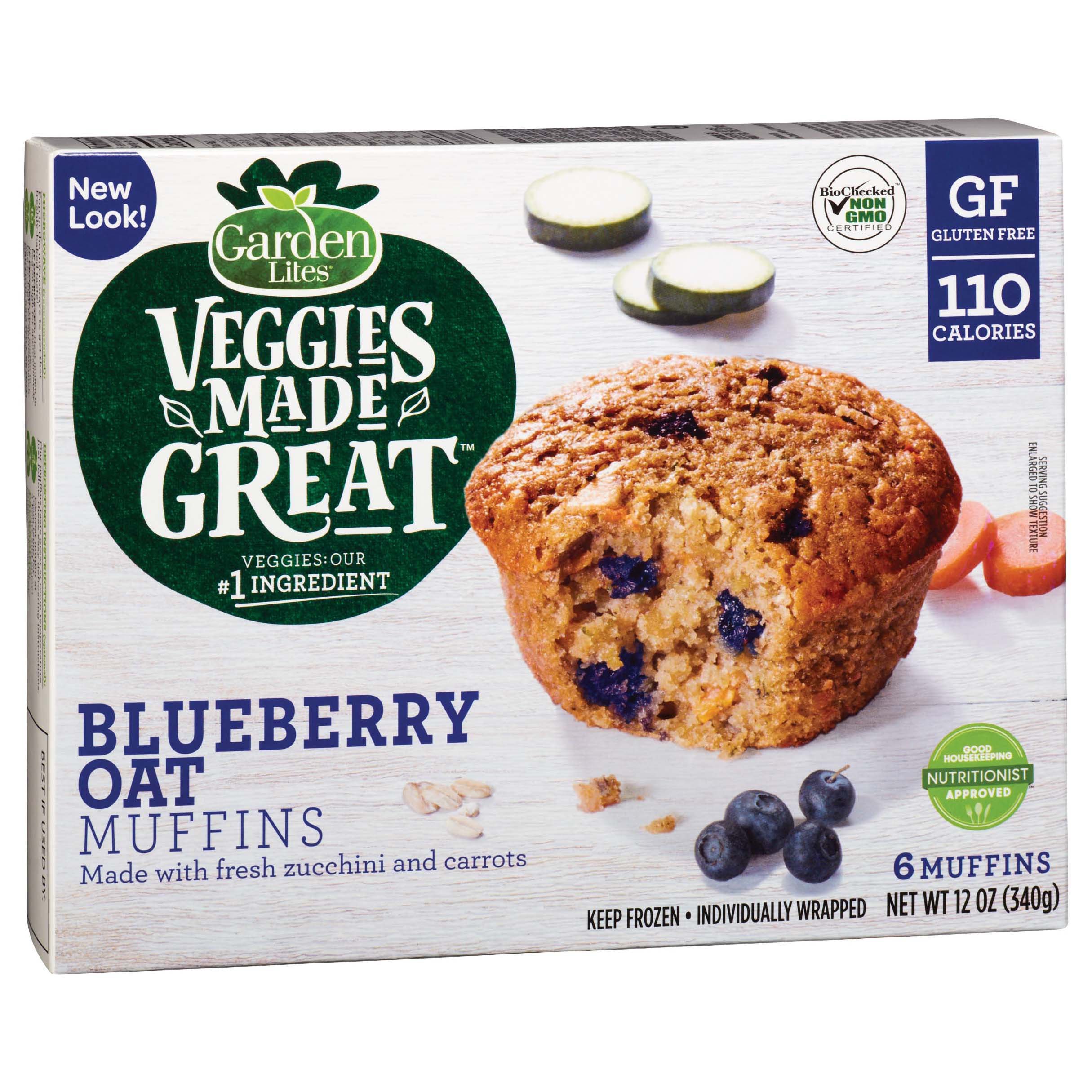 Garden Lites Blueberry Oat Muffins Shop Desserts Pastries At H E B