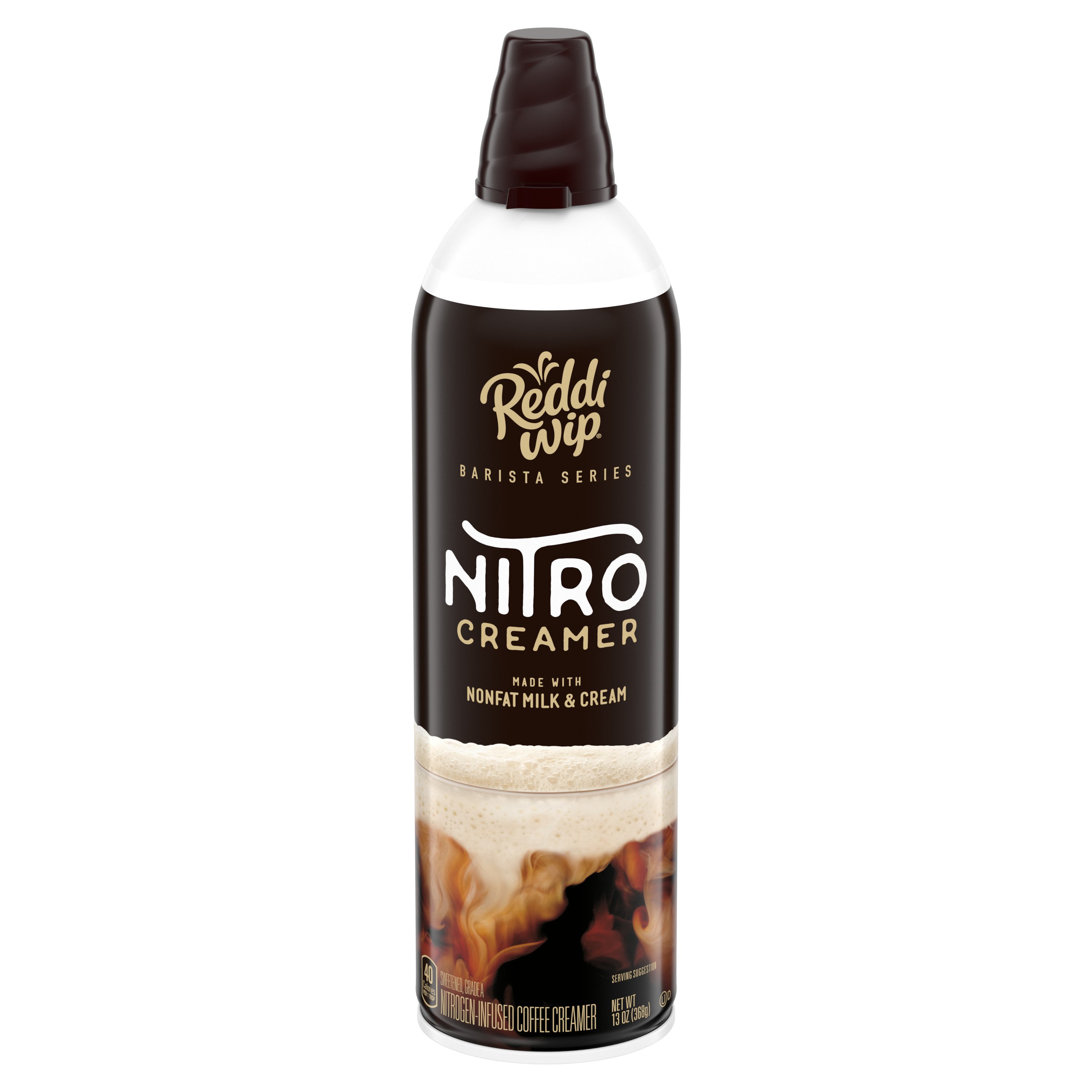 Reddi Wip Barista Series Nitro Coffee Creamer Topper Made with Nonfat