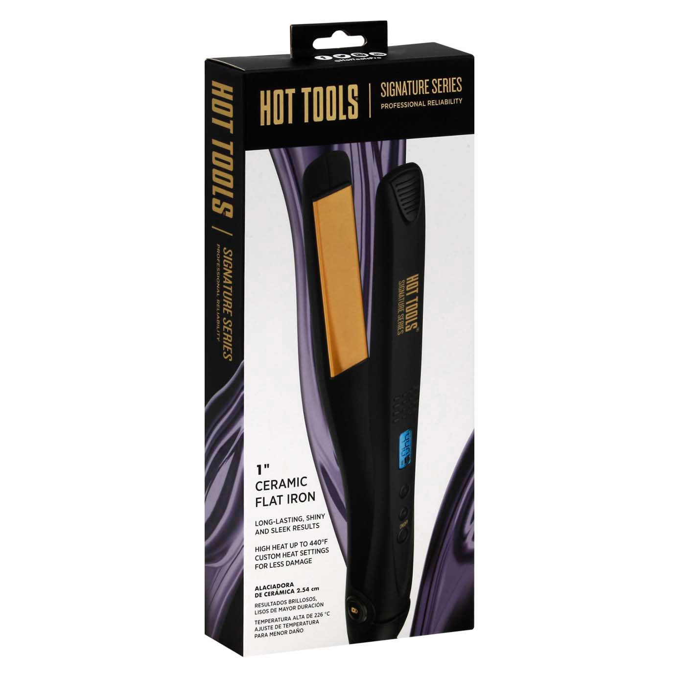 Hot tools 1 ceramic flat iron best sale