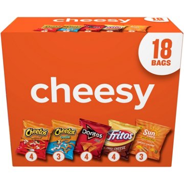 Frito Lay Cheesy Mix Snacks Variety Pack 