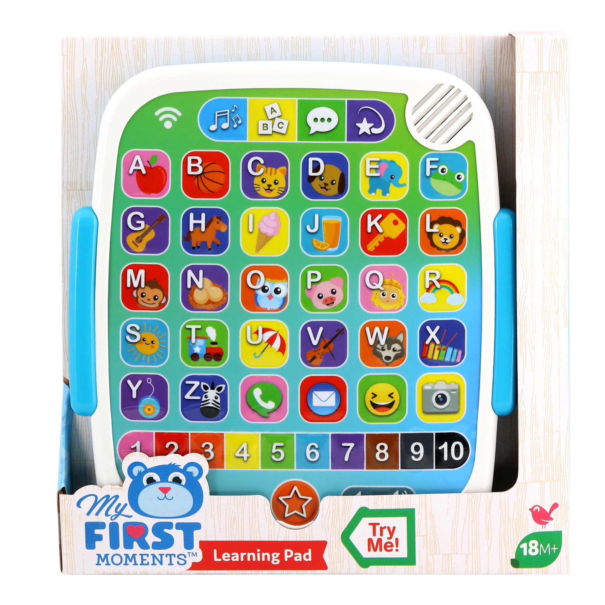 My First Moments Wooden Puzzle Set with Storage Rack - Shop Baby Toys at  H-E-B