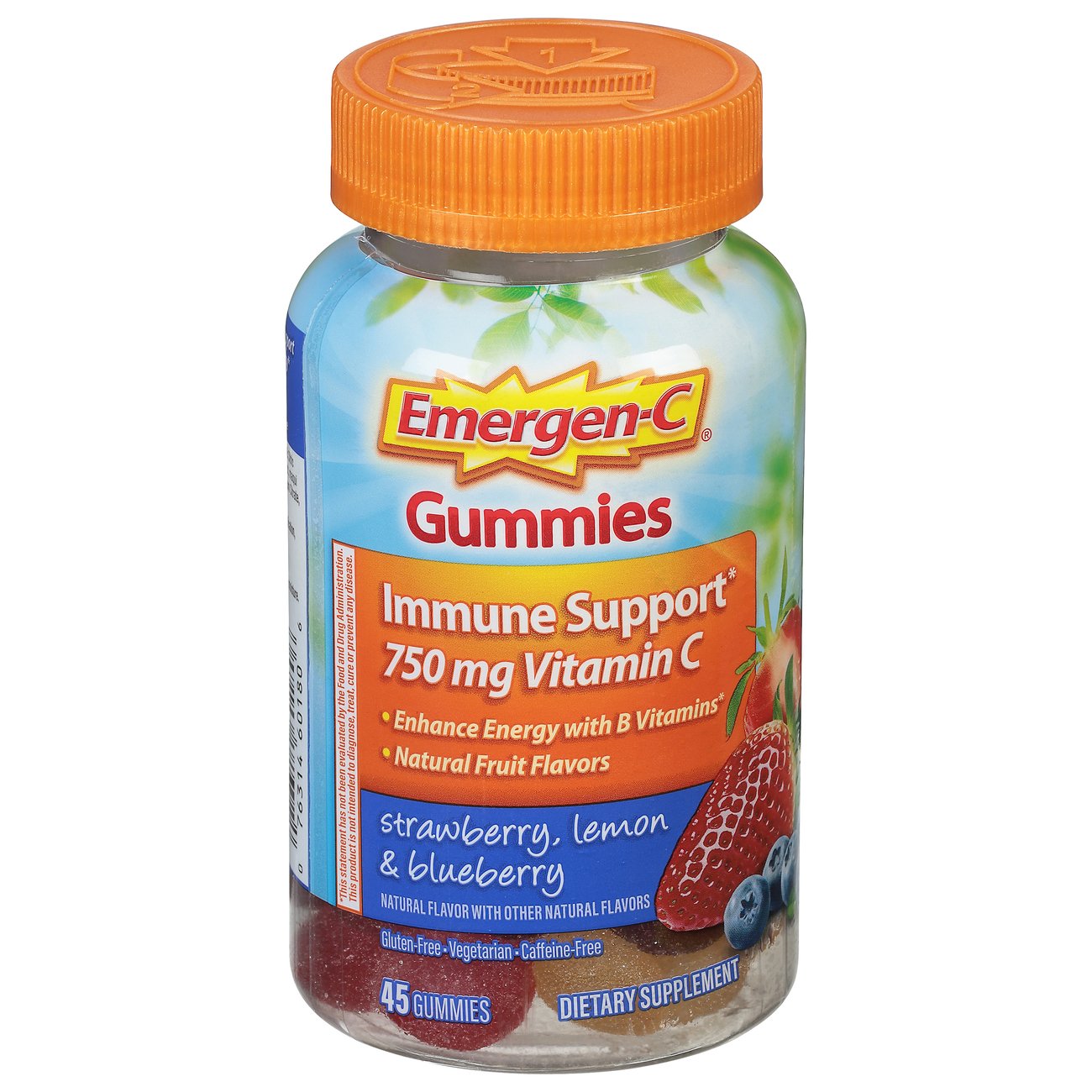 EmergenC Vitamin C 750 mg Immune Support Strawberry, Lemon and