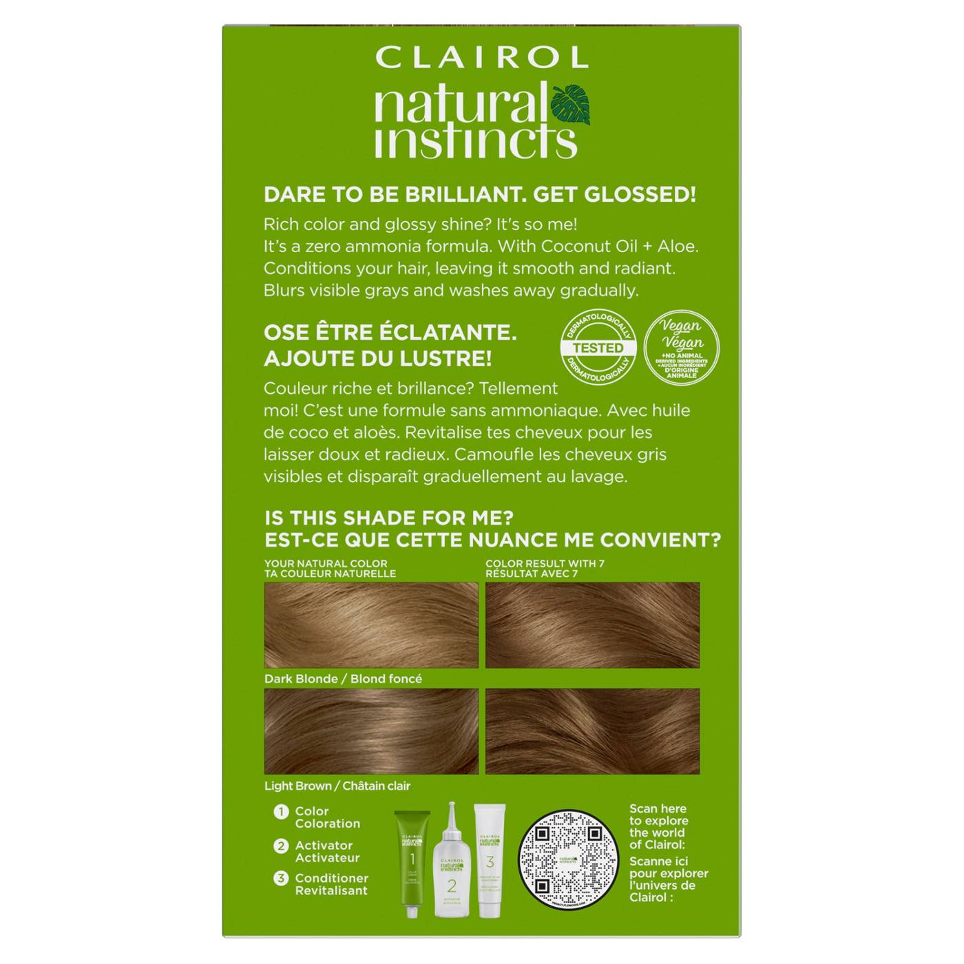 Clairol Natural Instincts Vegan Demi-Permanent Hair Color - 4 Dark Blonde; image 6 of 10