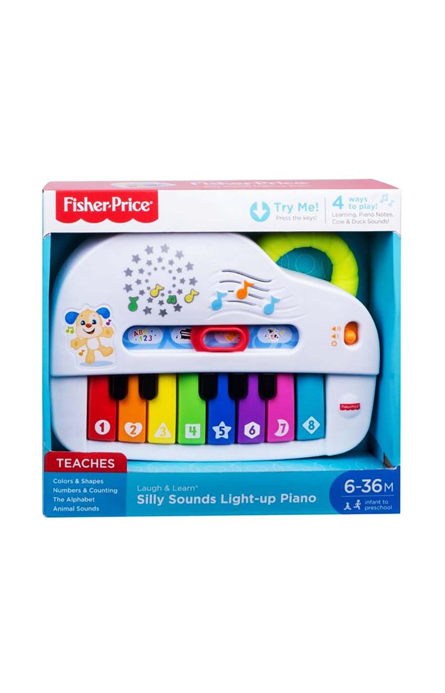 Fisher-Price Laugh & Learn Silly Sounds Light-Up Piano; image 1 of 2