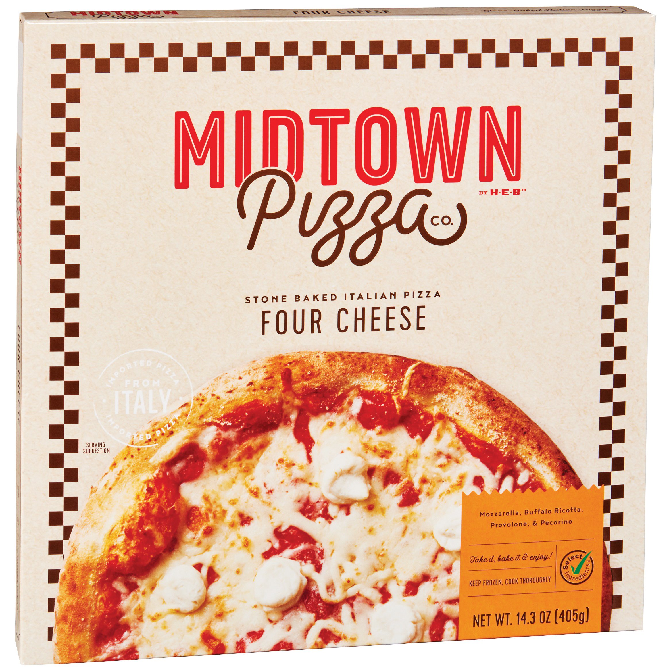 Midtown Pizza Co. by H-E-B Frozen Pizza - Four Cheese - Shop Pizza at H-E-B