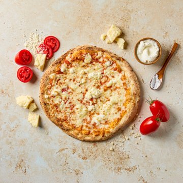 Midtown by H-E-B Four Cheese Stone Baked Italian Pizza