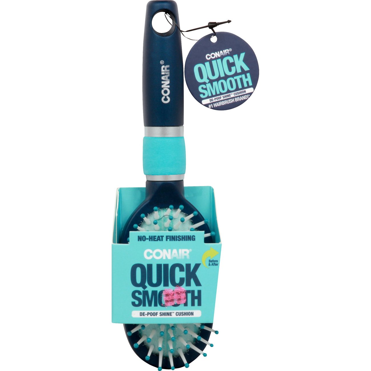 Conair Quick Smooth Midsize Cushion Brush Shop Brushes & Combs at HEB