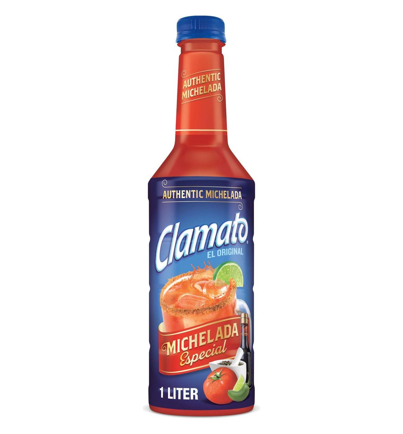 Clamato Preparado Michelada Tomato Cocktail Mixer; image 1 of 6