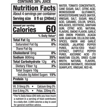 Clamato Preparado Michelada Tomato Cocktail Mixer, 1 L