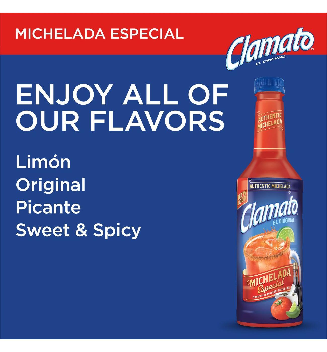 Clamato Preparado Michelada Tomato Cocktail Mixer; image 6 of 6