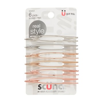 Scunci Open Center Bobby Pins