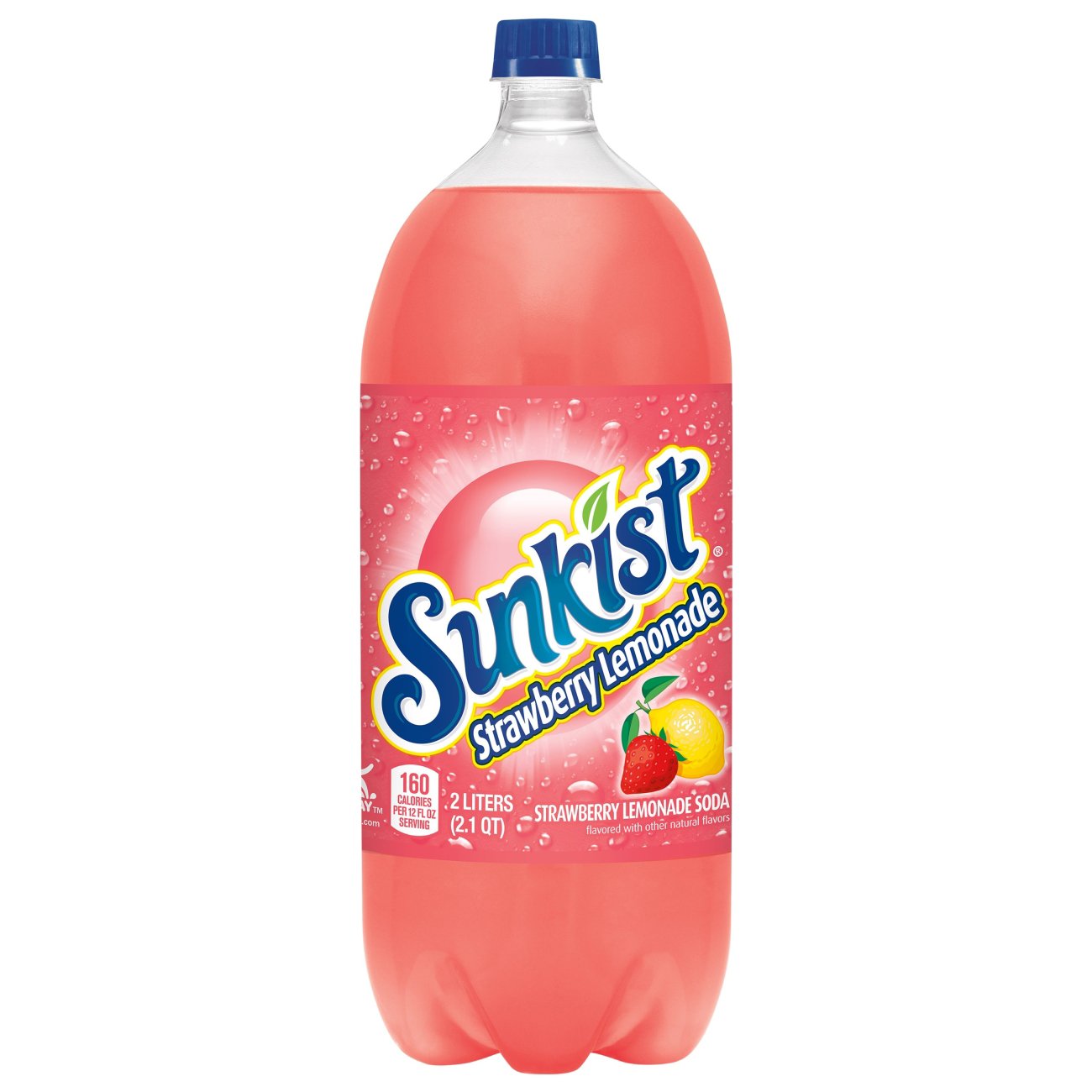 Sunkist Strawberry Lemonade Soda - Shop Soda At H-E-B